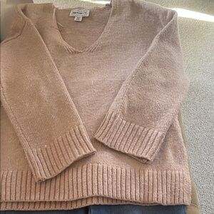 For The Republic Dark Blue Straight-Leg Jeans with Raw Fray Hem